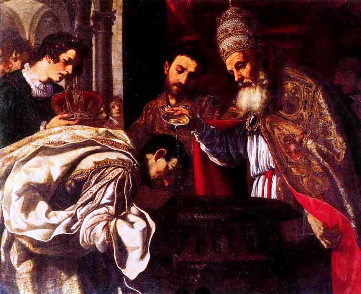 Jacopo Vignali - Battesimo dell’imperatore Costantino da parte del papa Silvestro I