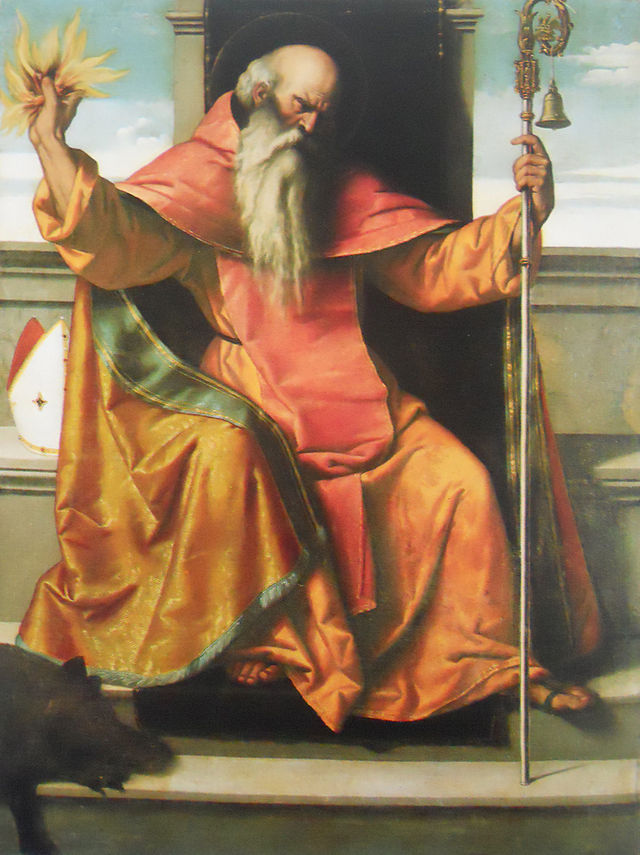 Alessandro Bonvicino detto il Moretto: Sant'Antonio Abate