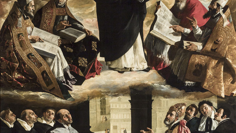 Francisco de Zurbarán: Apoteosi di san Tommaso d'Aquino