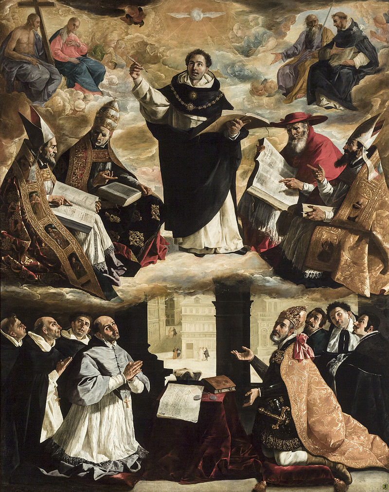 Francisco de Zurbarán: Apoteosi di san Tommaso d'Aquino