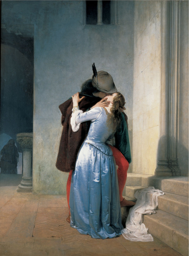 Francesco Hayez: Il bacio (1867)