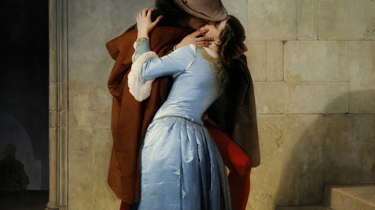 Francesco Hayez: Il bacio (1859)