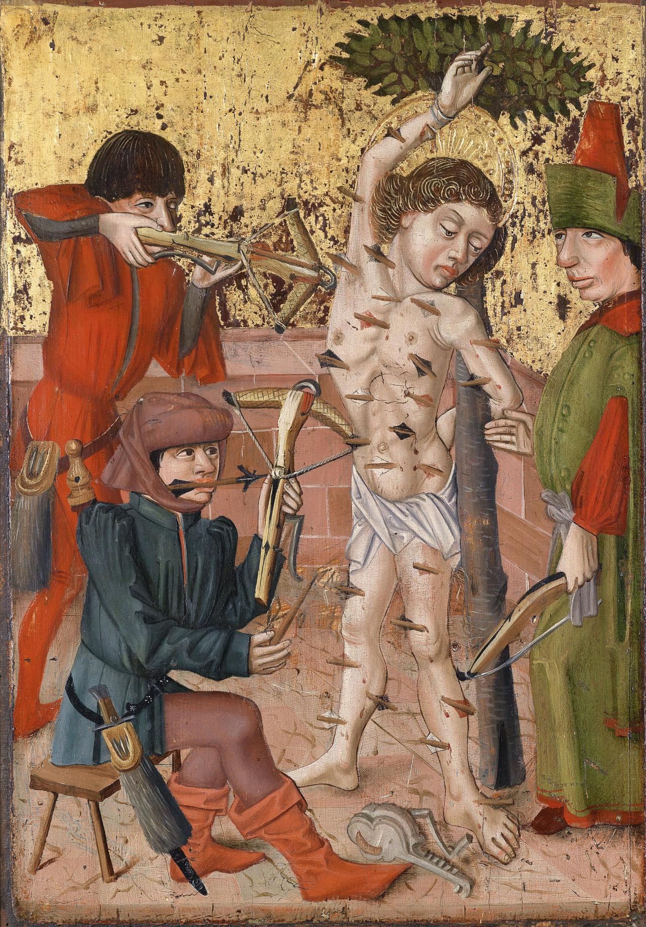 Martirio di San Sebastiano, anonimo del XV° secolo