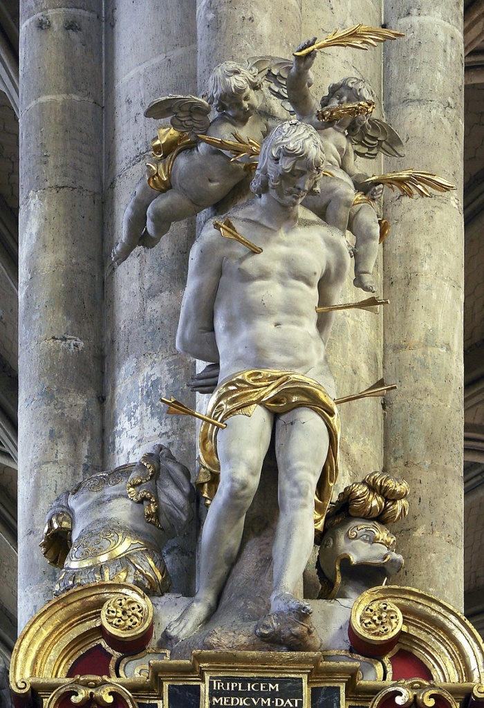 San Sebastiano nella Cattedrale di Amiens, di Nicolas Blasset
