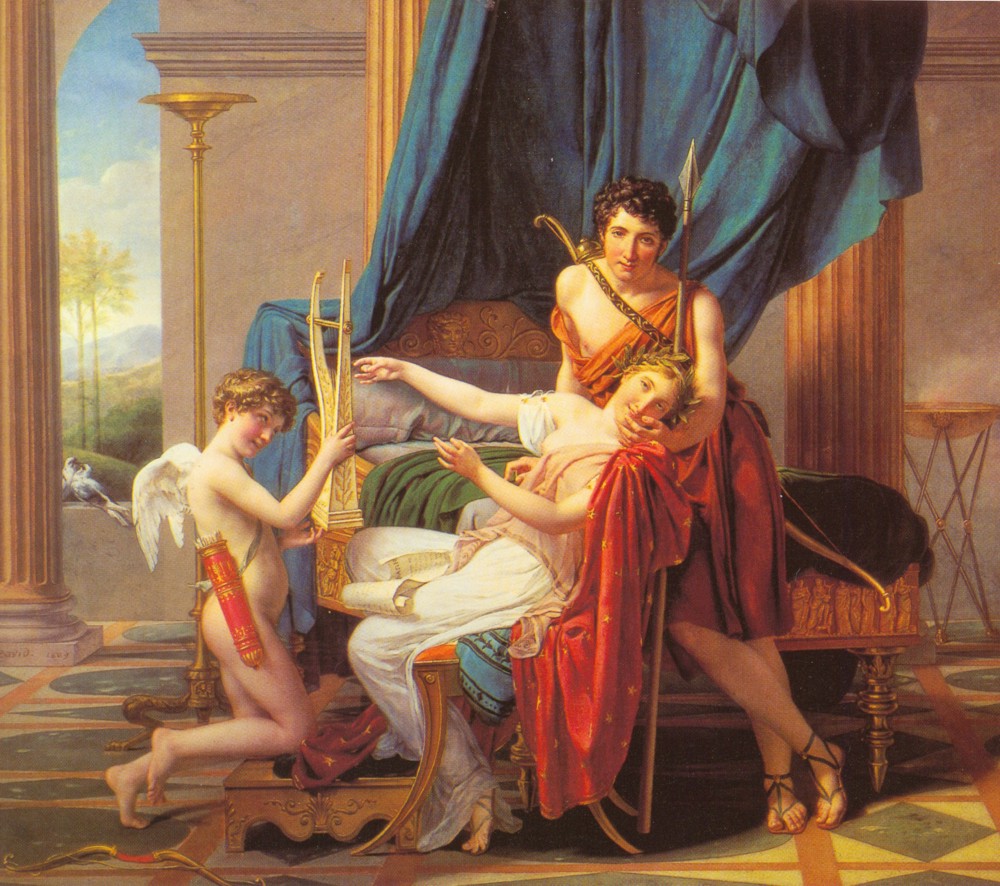 Jacques-Louis David: Saffo, Faone e Cupido