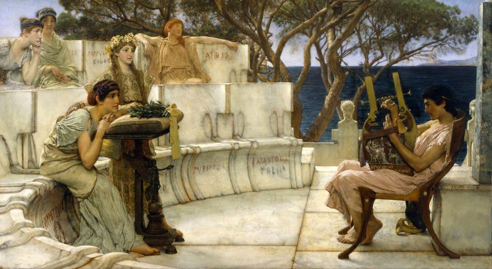 Lawrence Alma-Tadema - Saffo e Alceo