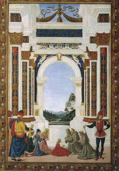 Pietro Perugino – San Bernardino risana una fanciulla