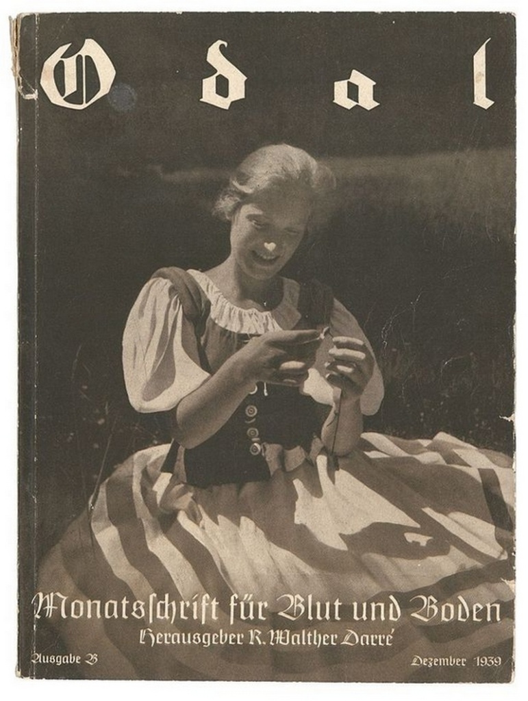 Frontespizio della rivista mensile “Odal. Monatsschrift für Blut und Boden”