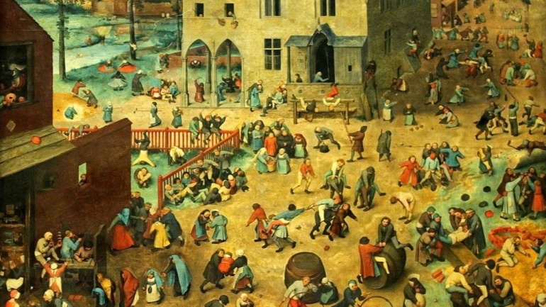 Pieter Bruegel il Vecchio: Giochi di bambini (1560)