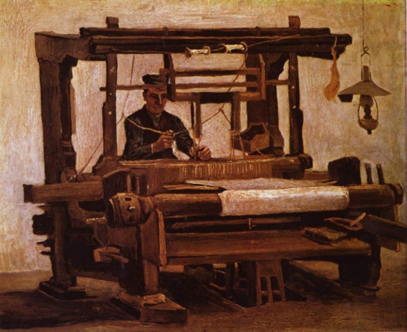 Vincent van Gogh: Tessitore al telaio (1884)